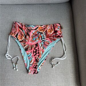 Aerie Tropical Floral Bikini Bottom